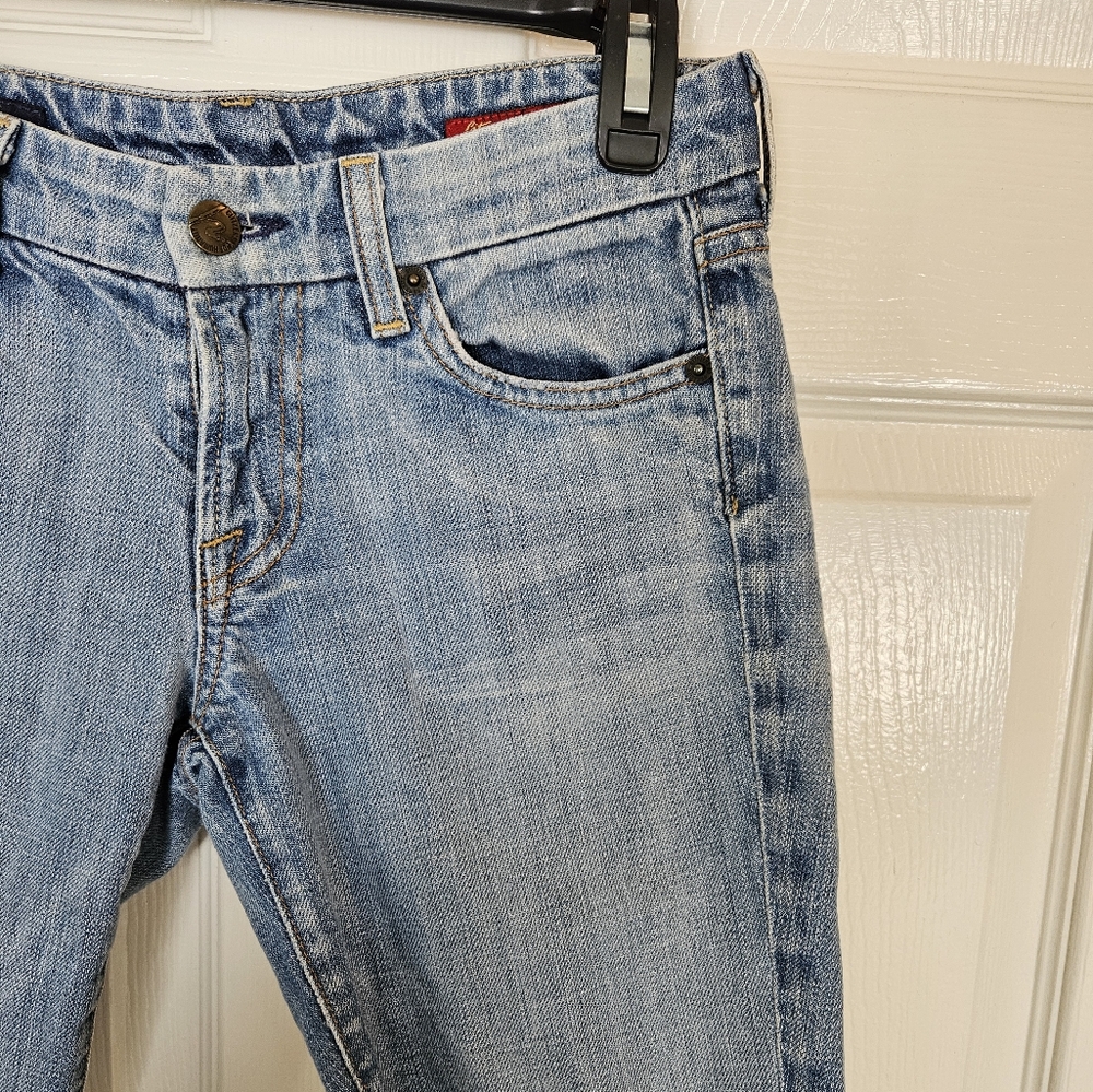 Citizens Of Humanity Blue Jean Denim Long Shorts Classic Cutoff Style 251